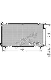 Condensatore, Climatizzatore DENSO 66-DCN40015