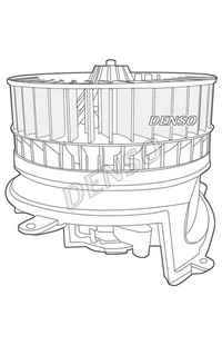 Ventilatore abitacolo DENSO 66-DEA17006