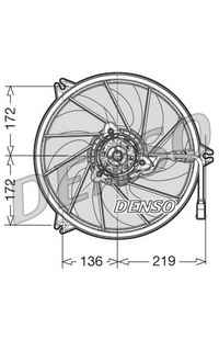 Ventola, Raffreddamento motore DENSO 66-DER21010