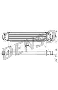 Intercooler DENSO 66-DIT09107