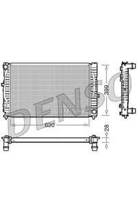 Radiatore, Raffreddamento motore DENSO 66-DRM02032