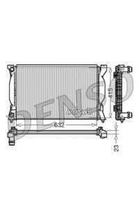 Radiatore, Raffreddamento motore DENSO 66-DRM02035