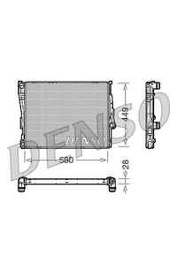 Radiatore, Raffreddamento motore DENSO 66-DRM05069