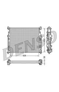 Radiatore, Raffreddamento motore DENSO 66-DRM17006