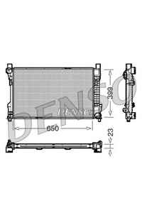 Radiatore, Raffreddamento motore DENSO 66-DRM17081