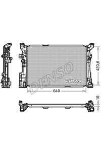 Radiatore, Raffreddamento motore DENSO 66-DRM17096