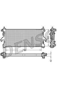 Radiatore, Raffreddamento motore DENSO 66-DRM21102