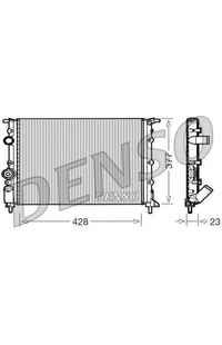 Radiatore, Raffreddamento motore DENSO 66-DRM23008