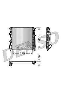 Radiatore, Raffreddamento motore DENSO 66-DRM23014