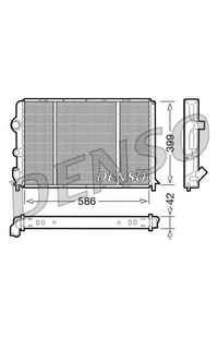 Radiatore, Raffreddamento motore DENSO 66-DRM23051
