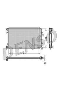 Radiatore, Raffreddamento motore DENSO 66-DRM32016