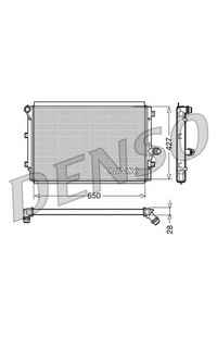 Radiatore, Raffreddamento motore DENSO 66-DRM32017