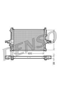 Radiatore, Raffreddamento motore DENSO 66-DRM33066