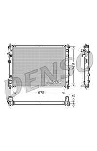 Radiatore, Raffreddamento motore DENSO 66-DRM36012