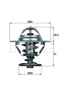 Termostato Refrigerante behr 52-TX 10 76D