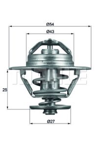 Termostato Refrigerante behr 52-TX 93 74D